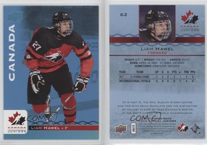 2017 Upper Deck Team Canada Juniors Blue Spectrum Liam Hawel #62