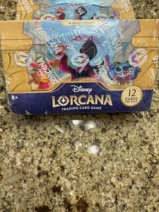 DISNEY Lorcana Booster Box Trading Card Game Sealed 24 Pack (288 CARDS) (HH) - Imagen 1 de 1