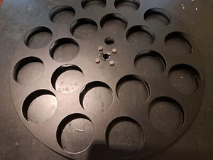 2500FT 14.5" SUPASPOOL SUPER 8 8MM CINE FILM REEL SPOOL EMPTY - FUMEO OR LP UNIT - Picture 1 of 2