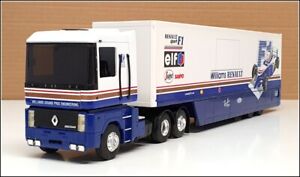Eligor 1/43 Scale 5438 - Renault F1 Transporter Truck Williams - Blue/White