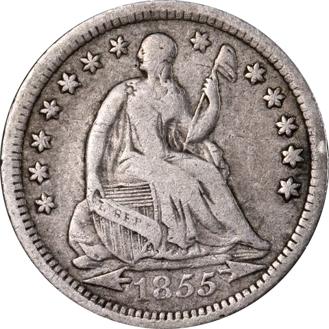 1855-P Seated Liberty Half Dime Great Deals From The Executive Coin Company Cover