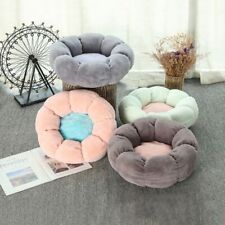 Soft Round Fleece Dog Bed Flower Shape Cat Bed Winter Warm Bed for Pets