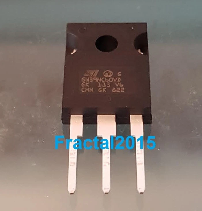 STMICROELECTRONICS 1pcs GW39NC60VD STGW39NC60VD TO-247