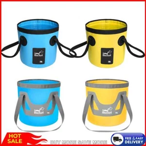 20L Collapsible Bucket Folding Water Bucket Portable Wash Basin Fishing Bucket - Picture 1 of 15