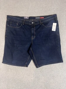 Pantalones Cortos de Denim Izod Calce Regular Para Hombre Talla 48 Algodón Lavado Oscuro Nuevos con Etiquetas - Imagen 1 de 8