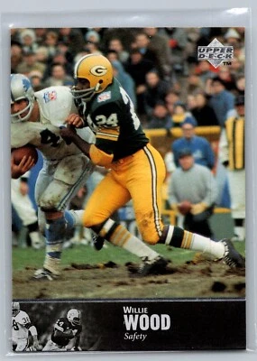 1997 UPPER DECK CARD # 71 Willie Wood - Green Bay Packers - Image 1 of 2