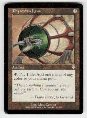 Invasion #307 Phyrexian Lens - Image 1 of 2