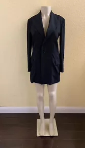 YOHJI YAMAMOTO Size 1 Black Two Button Single Breasted Blazer - Picture 1 of 11