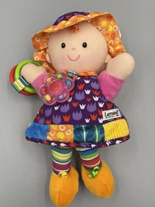 Lamaze 2005 Baby Doll 11” Peluche Giocattolo Sonaglio Passeggino Stropicciato Giocattolo Attività - Foto 1 di 7