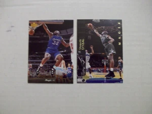 (2) SHAQUILLE O'NEAL UPPER DECK ELECTRIC COURT 1994-95 & 1995-96 ORLANDO MAGIC - Picture 1 of 2