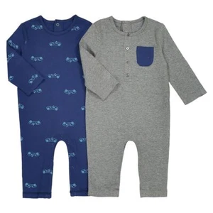 The Redoute Collection - 2 Combinaciones Gris + Azul - Talla 12 Meses - NUEVO - Imagen 1 de 1