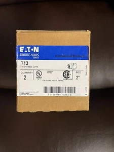 2 Stück Eaton Crouse-Hinds 713 Rohrverschraubung 2" - Bild 1 von 1