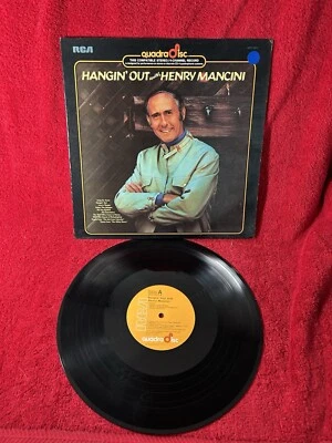 Hangin' Out With Henry Mancini LP 1974 Quadradisc Ultrasonic cleaned - Image 1 of 2