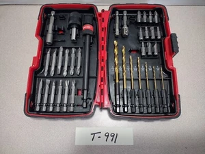 Milwaukee 35 Screwdriver Bits & Case Quick-Lok See Pics for Contents (990) - Picture 1 of 14