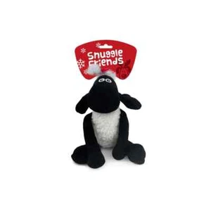 SNUGGLE FRIENDS DOG TOY CHRISTMAS SHEEP W/SANTA HAT - SQUEAKS - Picture 1 of 1