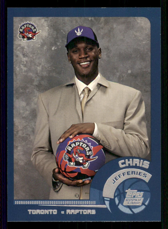 2002-03 Topps #210 Chris Jefferies ERR RC/Photo of Kareem Rush - Image 1 of 2