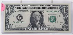 2017A 1 $ Federal Reserve Schein UNC FANCY SERIAL No 7+1 Broken Ladder 84127659 X95 - Bild 1 von 2