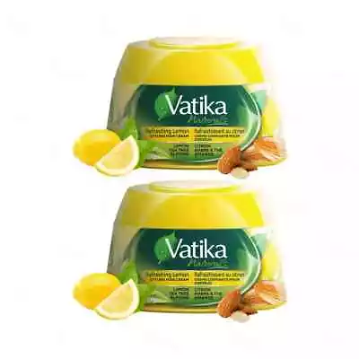 DABUR Vatika Naturals Crema Rinfrescante per Capelli al Limone (Confezione da 2)