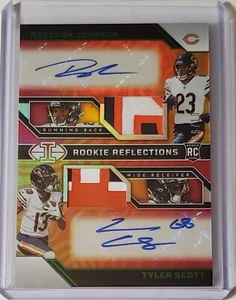 2023 Panini Illusions Rookie Reflections Dual Patch Auto Johnson, Scott /10 - Picture 1 of 2