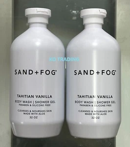 (2-Paquete) LAVADO CORPORAL NUTRITIVO Y LIMPIADOR SAND + FOG™ VAINILLA TAHITIANA Aloe 32 oz - Imagen 1 de 3