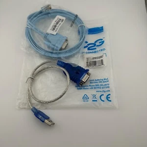 *NEW* - C2G  USB to DB9 Serial and USB to DB25 Adapter Cables - Picture 1 of 5