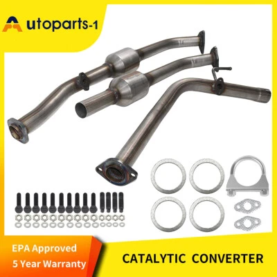 Catalytic Converter Set Left & Right For Toyota Sequoia 4.7L 2001 2002 2003 2004 - Imagem 1 de 4