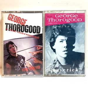 GEORGE THOROGOOD AND THE DESTROYERS: BORN TO BE BAD / MAVERICK (Cassette) Rock - Picture 1 of 17