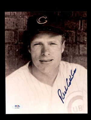 Richie Ashburn PSA DNA Signed  8x10 Photo Autograph Cubs - Image 1 of 3