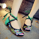 Women Chinese Embroidered Floral Shoes Ballet Flat Ballet Sandals Loafer Comfort