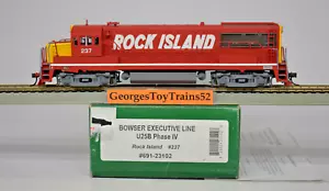 BOWSER EXECUTIVE HO #237 RI ROCK ISLAND U25B PH IV 691-23102 DCC READY TEST RUN - Picture 1 of 9