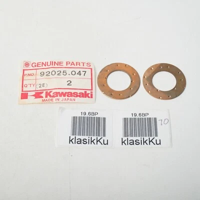 Kawasaki G3 G4 G5 KD KE KM MC1 G31M G3SS G3TR боковая шайба 2 шт. новые из старых запасов подлинная Япония - Изображение 1 из 3