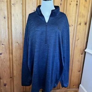 Under Armour ColdGear Quarter Zip Pullover Herren 3XL blau leicht - Bild 1 von 8