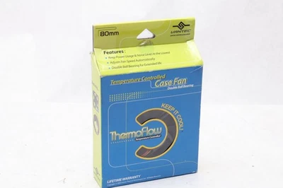 Vantec ThermoFlow TF8025 8CM Case Fan 80mm Computer PC - Image 1 of 4