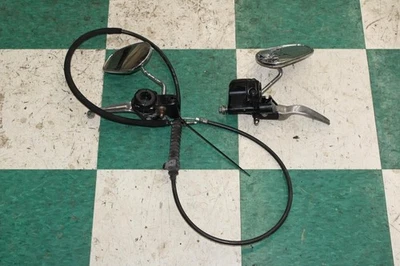 00-06 Heritage Softail Classic *DMG* Pair Rear View Mirrors Clutch Brake Lever Foto 1 de 4