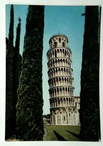 Vintage Photochrome Postcard Leaning Tower of Pisa Italy Divided Back - Picture 1 of 2
