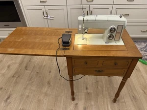 VTG Kenmore Sewing Machine Sears Model 158.17530 w/ Foot Control TESTED No Case - Picture 1 of 6