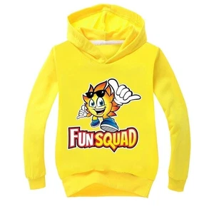 Sweatshirt Boy Girl Soft Hooded Tops Children Jacket Casual Hoodie Pullover Kids - Picture 1 of 31