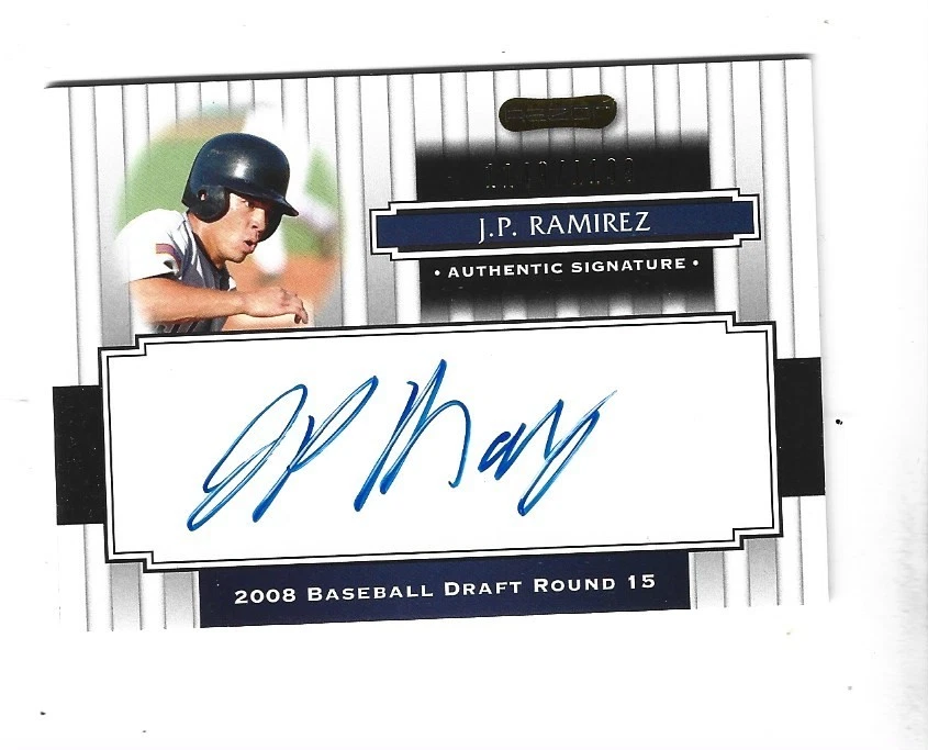 2008 Razor Signature Series #192 J.P. Ramirez AU/1199   NATIONALS - Image 1 of 1