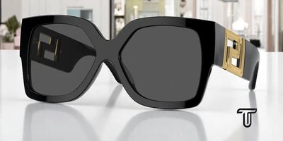 Gafas de sol para mujer VERSACE VE4402 GB1 87 negro gris oscuro 59 mm Foto 1 de 4