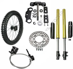 29" Front Fork Triple Clamp 70/100-19 Wheel Tire for KLX CRF 150cc 140cc PitBike - Bild 1 von 9