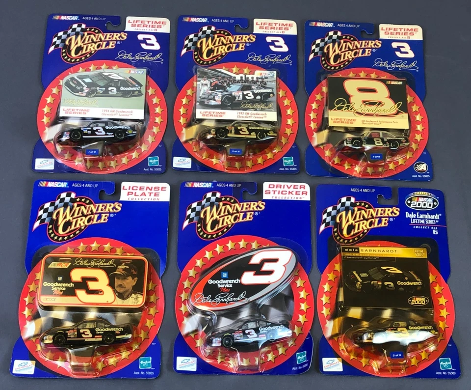 Лот из 6 литых машинок Winner's Circle 1:64 DALE EARHARDT LIFE SERIES #55835 - Изображение 1 из 4