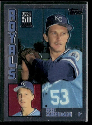 2001 Topps Traded & Rookies #T110 Bret Saberhagen Chrome - Image 1 of 2