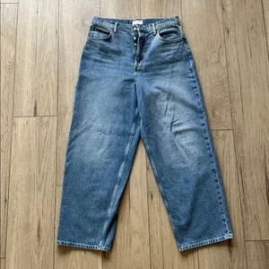 We The Free x Free People Wide Leg Relaxed Blue Denim Jeans Damen 31 - Bild 1 von 8