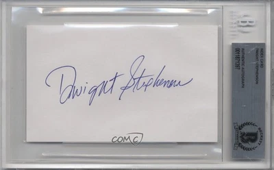 BAS Authenticated Dwight Stephenson BGS Authentic Auto HOF - Image 1 of 2