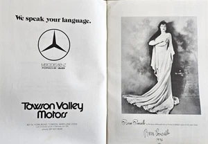 ROSA PONSELLE Opera Soprano Autographed NORMA Photograph in Jumbo 1973 Program - Picture 1 of 2