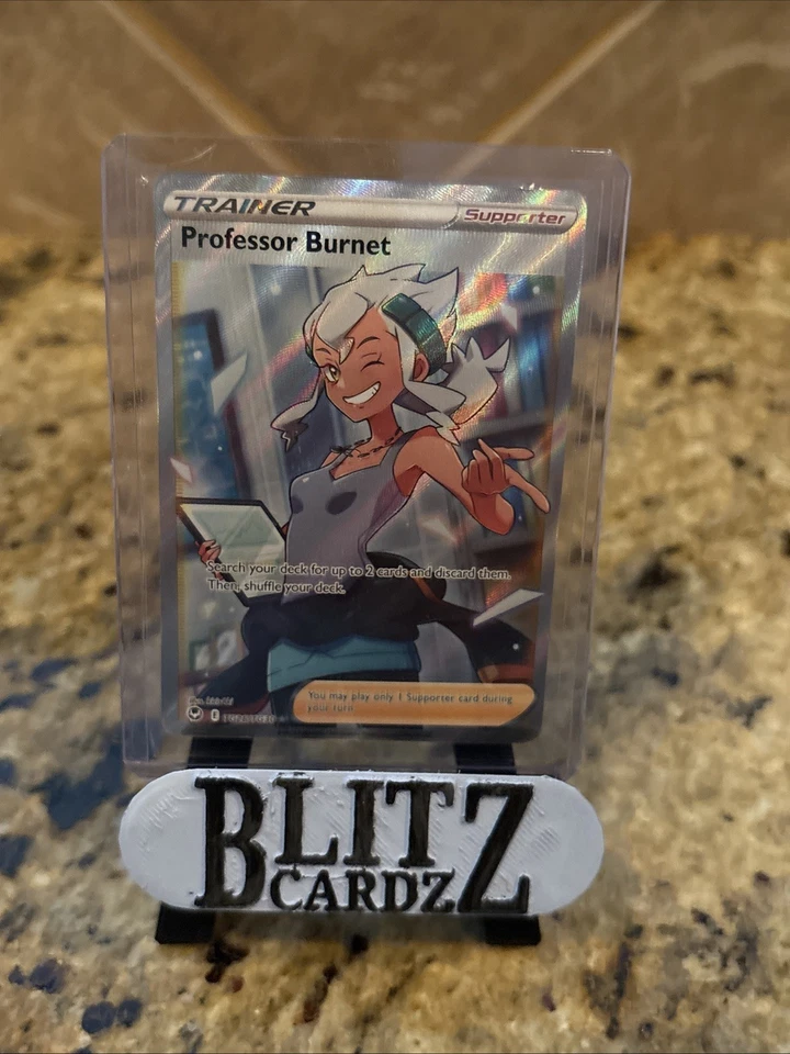 Professor Burnet TG26/TG30 Swsh12 Sword & Shield Silver Tempest Trainer Gallery - Image 1 of 2