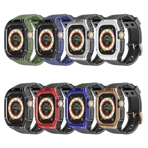 Estuche de PC resistente de una pieza + correa deportiva para Apple Watch Ultra / Ultra 2 49 mm - Imagen 1 de 33