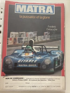 Publicité Presse Advertising Vintage 1982 Livre Matra - Picture 1 of 1