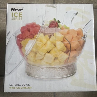 NEW Parini Ice Series Serving Bowl with Ice Chiller - Image 1 of 4