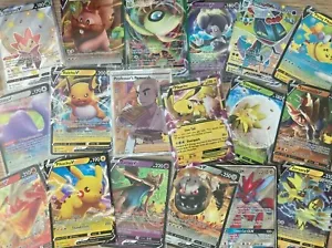 150x Card Bulk Lot 2x ULTRA RARE V Pokemon card Booster Pack Bundle Holo - Picture 1 of 2